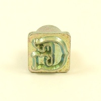 12mm Decorative Letter G Embossing Stamp